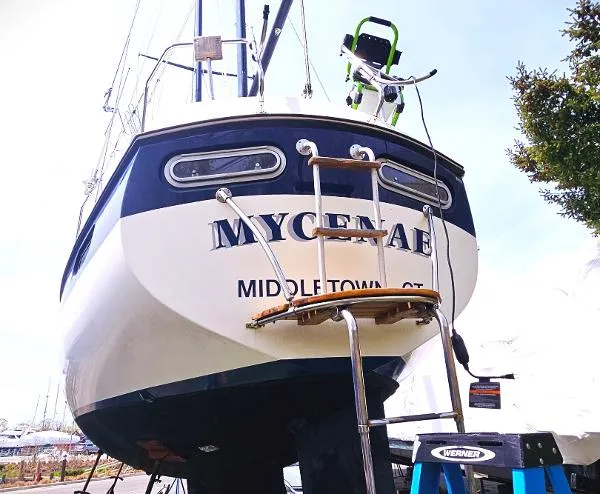 Slide: The Image of Fiskars Finnsailor 38 Motorsailor 1978 - 1