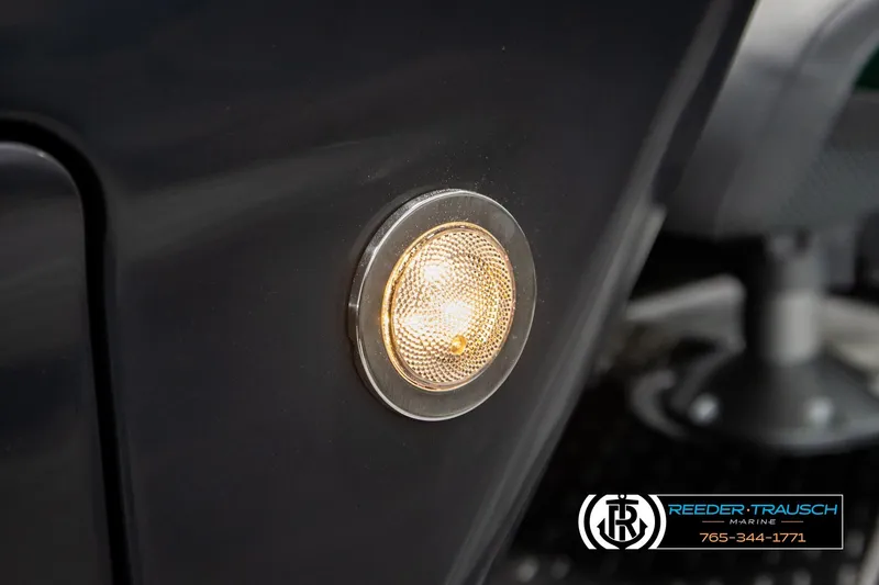 Slide: The Image of Close-up of a 2026 Bennington MOFBSF boat light, showcasing sleek design. - 41