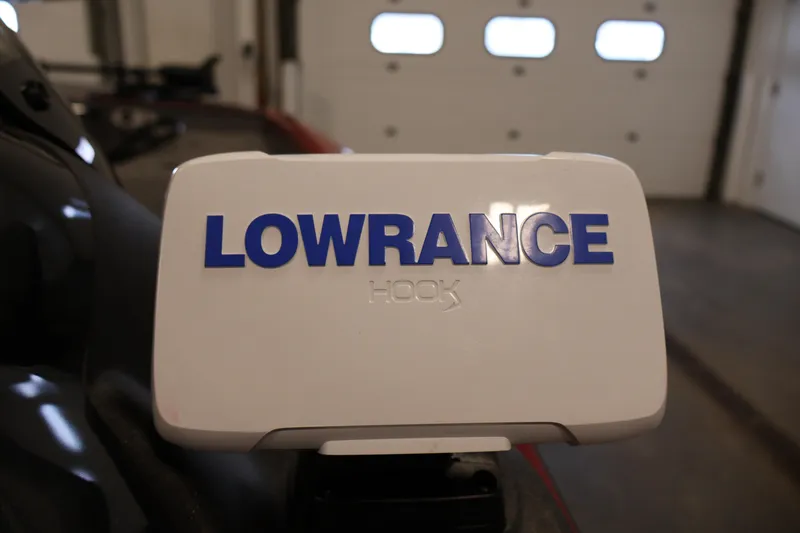 Slide: The Image of Lowrance Hook device on 2024 Tracker Pro Team 175 TXW boat. - 20