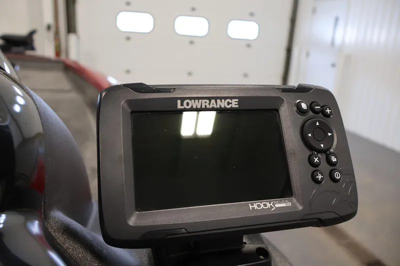 Slide: The Image of Lowrance Hook Reveal fish finder on 2024 Tracker Pro Team 175 TXW boat. - 21