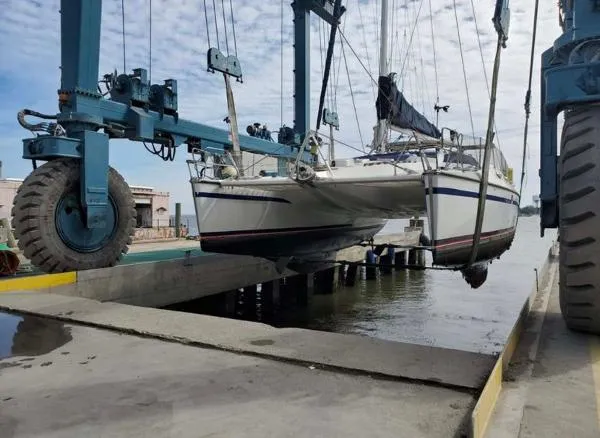 Slide: The Image of Privilege Catamaran 1990 - 2