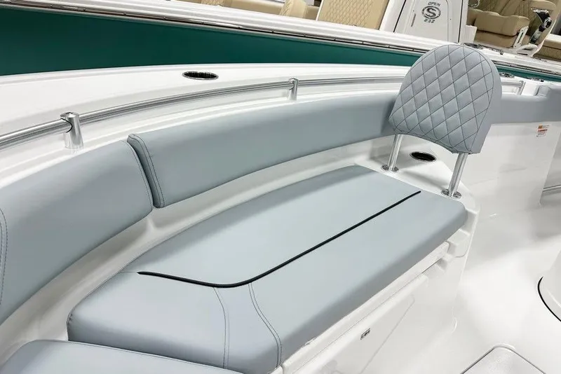 Slide: The Image of 2026 Sportsman Heritage 231 Center Console boat with sleek seating and modern design. - 5