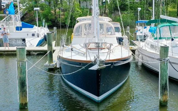 Slide: The Image of Hinckley Yachts 49 1973 - 2