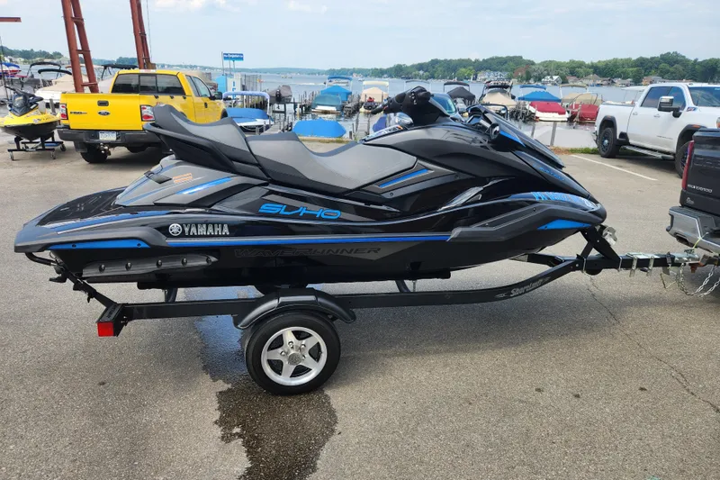 Slide: The Image of 2020 Yamaha WaveRunner FX Limited SVHO on trailer at marina parking lot. - 3