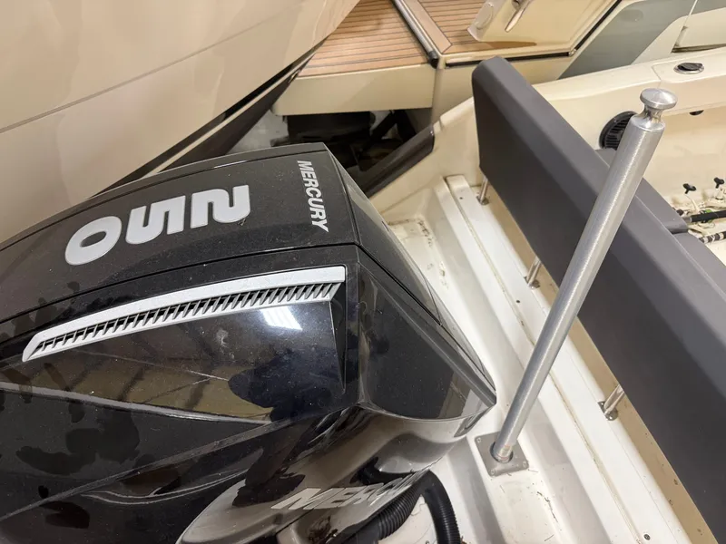 Slide: The Image of 2023 Bayliner TROPHY CC24 with Mercury outboard motor. - 3