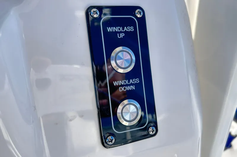 Slide: The Image of Windlass control panel on 2024 Sea Fox 268 Commander boat. - 17