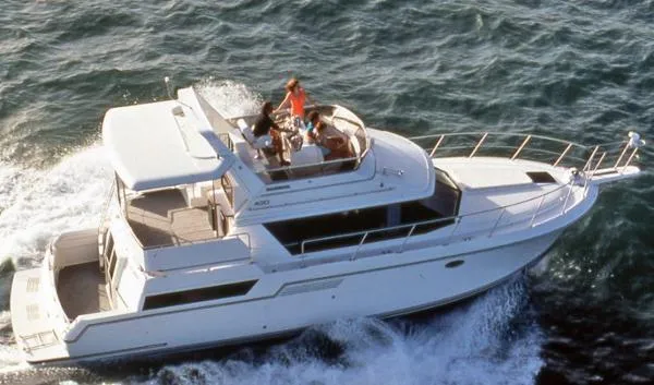 Slide: The Image of Carver Yachts 430 Cockpit Motor Yacht 1991 - 1