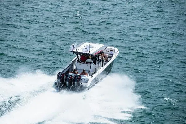 Slide: The Image of Nor-Tech 390 Sport Center Console 2020 - 2