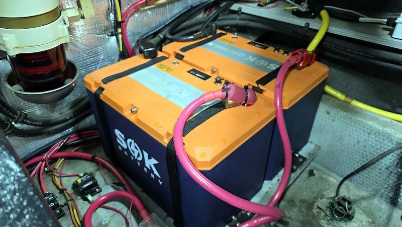 Slide: The Image of Lithium House Battery Bank - 54