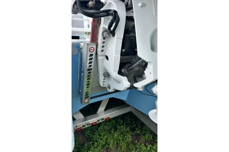 Slide: The Image of 2022 Transcat 200 SVT boat engine detail with Bob's Machine component. - 8