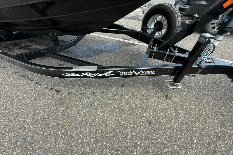 Slide: The Image of Trailer for 2016 Sea Ray SLX 250 boat by Phoenix Trailers. - 49