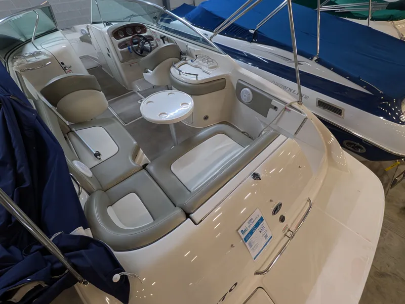 Slide: The Image of Interior view of a 2006 Sea Ray 270 Sundeck boat. - 19