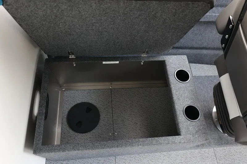 Slide: The Image of Storage compartment in 2026 Thunder Jet 26 Alexis Pro XL boat interior. - 35