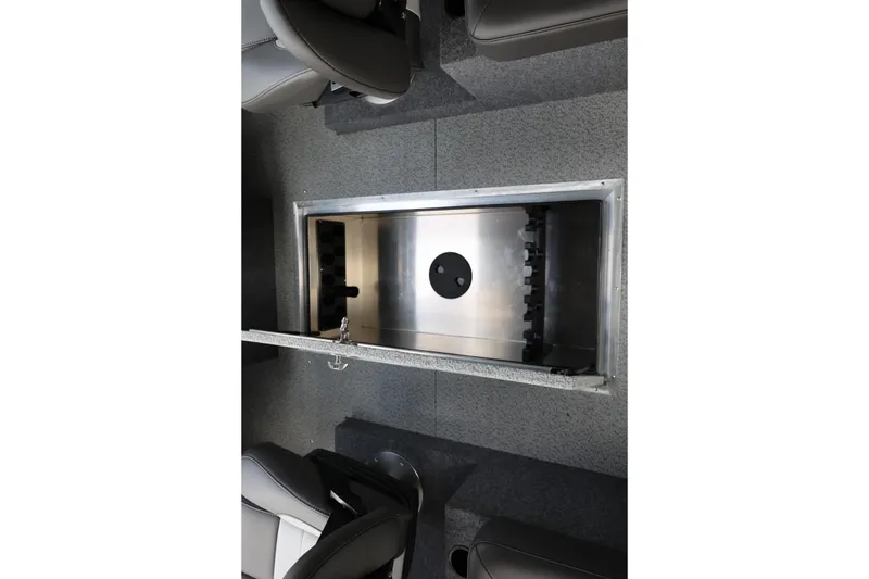 Slide: The Image of Interior storage compartment of 2026 Thunder Jet 26 Alexis Pro XL boat. - 41