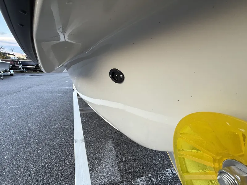 Slide: The Image of Close-up of Xplor Delta 18CC GUIDE SERIES boat hull, year 2026. - 11