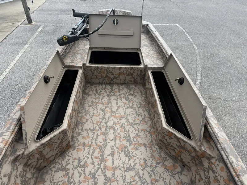 Slide: The Image of Interior view of Xpress Bayou Series 180CC boat, model year 2026. - 7