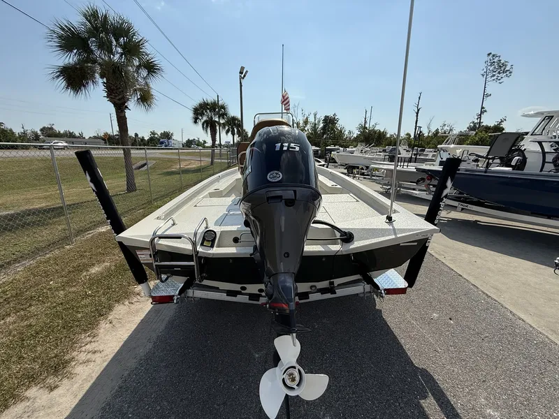 Slide: The Image of 2026 Xpress H20B Bay boat with outboard motor. - 6