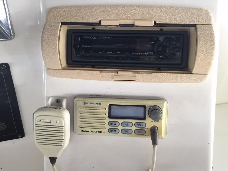 Slide: The Image of 1998 Silverton 372 Motor Yacht communication system. - 15