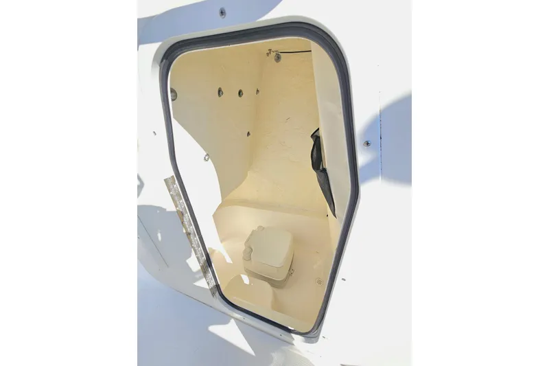 Slide: The Image of 2014 Sea Fox 199 Commander boat storage compartment interior view. - 18
