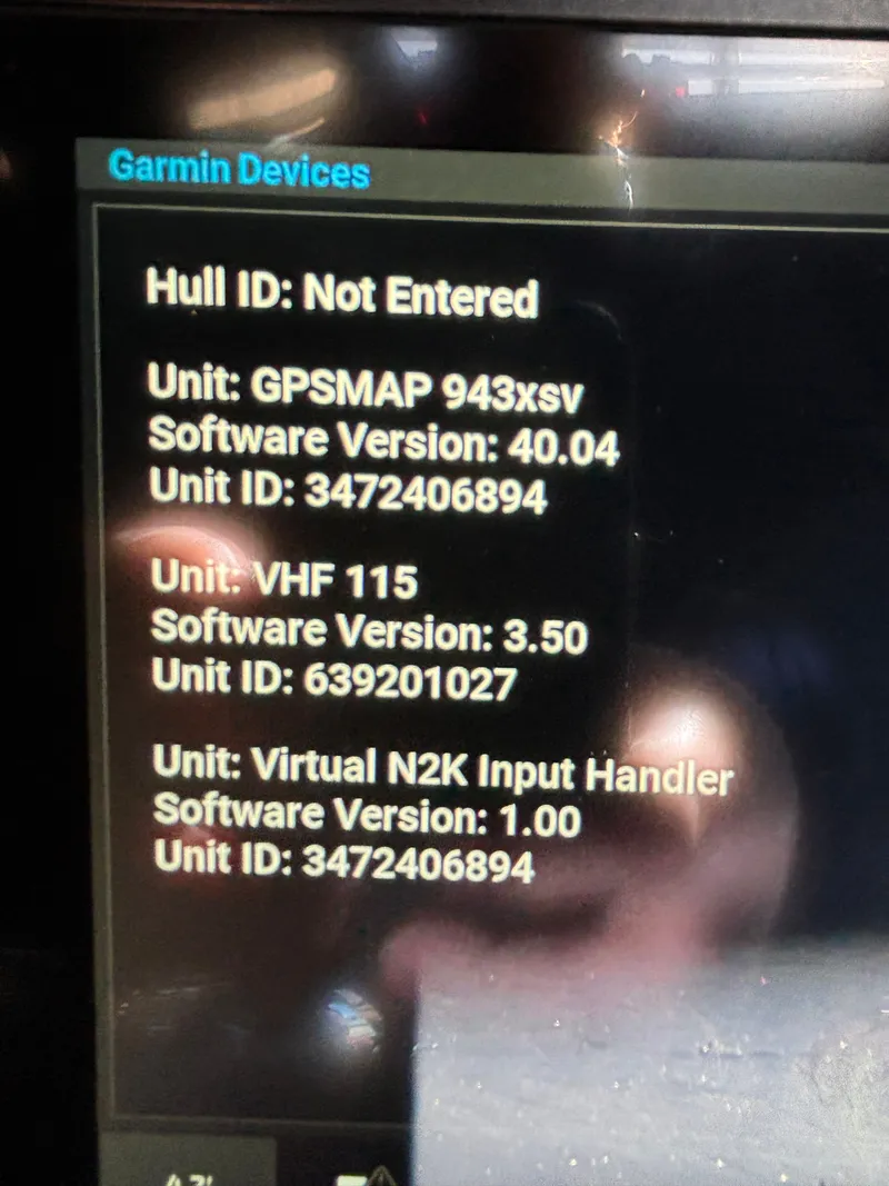 Slide: The Image of Garmin devices display on Parker 23 Special Edition 2025. - 6