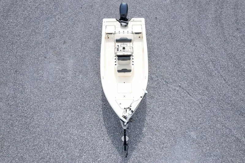 Slide: The Image of Overhead view of a 2013 Skeeter SX210 boat on gravel surface. - 42