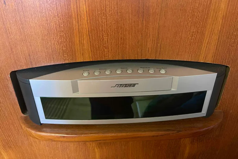 Slide: The Image of Bose audio system installed in 2003 Hunter 426 Deck Salon yacht interior. - 31
