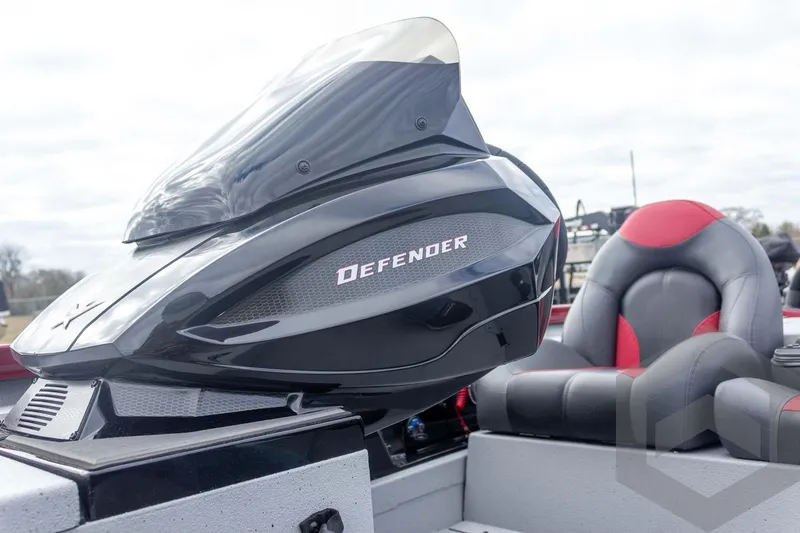 Slide: The Image of 2026 Vexus Defender 189 boat interior with sleek design and comfortable seating. - 31