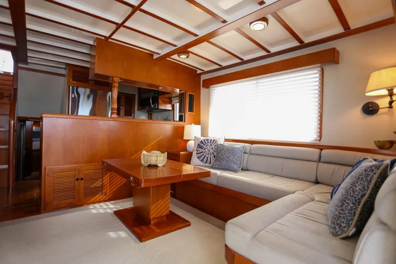 Slide: The Image of Interior of 2008 Krogen 48 North Sea yacht. - 3