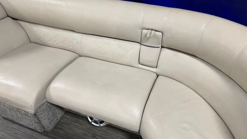 Slide: The Image of Beige leather seating in Premier 270 S-Series 2017 boat. - 23