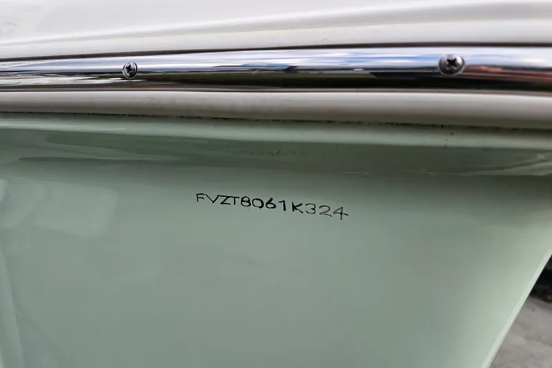 Slide: The Image of 2024 Bulls Bay 2200 boat hull with identification number FVZT8061K324. - 22