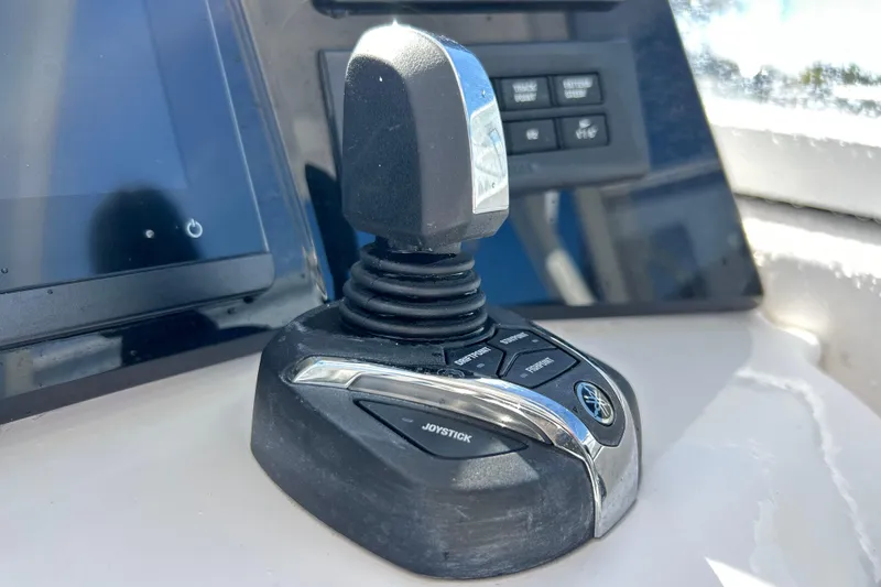 Slide: The Image of Joystick control on 2025 Sea Fox 288 Traveler boat dashboard. - 4