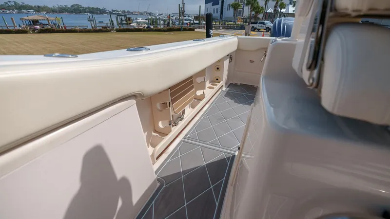 Slide: The Image of Interior of Grady-White Canyon 306 boat, year 2022. - 35