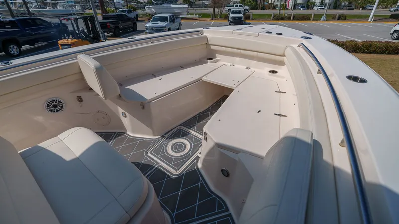 Slide: The Image of Interior of the 2022 Grady-White Canyon 306 boat. - 8