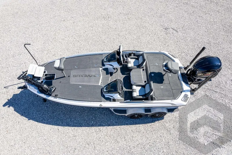 Slide: The Image of 2026 Vexus VXs20 boat with dual consoles and advanced fishing equipment. - 58