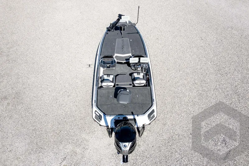Slide: The Image of 2026 Vexus VXs20 boat, aerial view, sleek design, advanced features, spacious deck. - 60