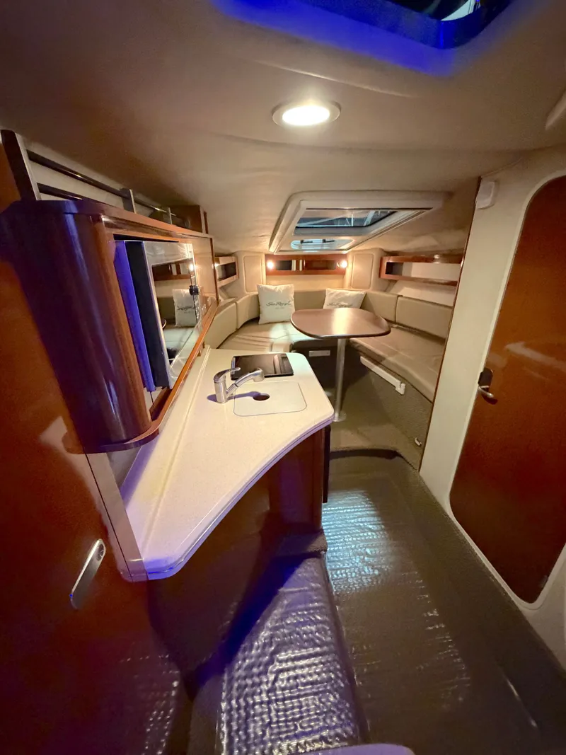 Slide: The Image of Interior of 2012 Sea Ray Sundancer 280 yacht. - 18