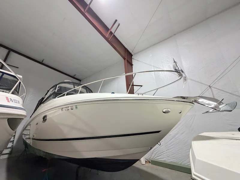 Slide: The Image of 2012 Sea Ray Sundancer 280 in storage facility. - 2