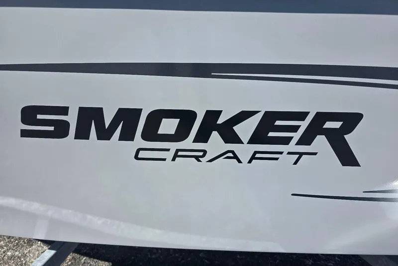 Slide: The Image of Smoker Craft Freedom 160 TL 2026 logo on boat exterior. - 3