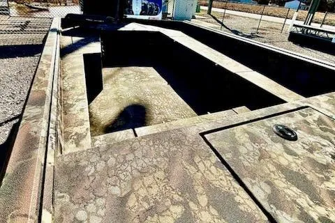 Slide: The Image of 2026 Thor Fish Hammer 1754 LR boat with camouflage design in a sunny outdoor setting. - 3