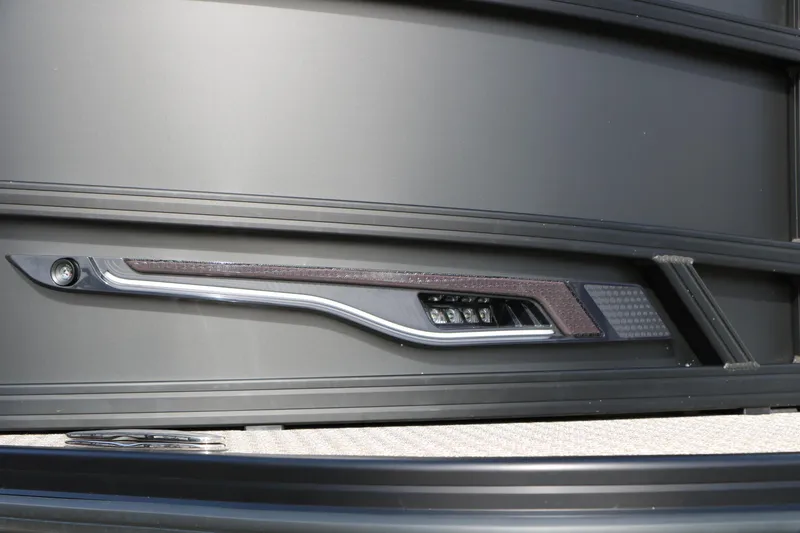 Slide: The Image of 2026 Evotti 725QL sleek exterior detail with modern design elements. - 16