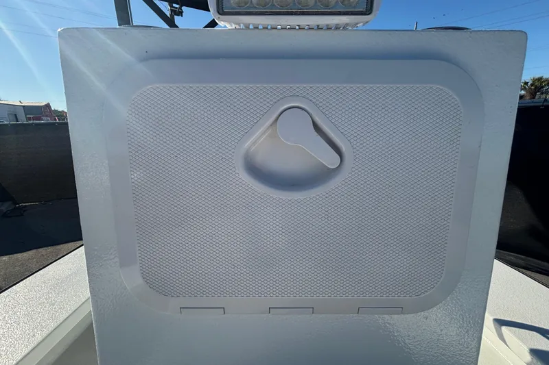 Slide: The Image of Custom FS 14 2025 model with textured panel and handle, outdoor setting. - 27