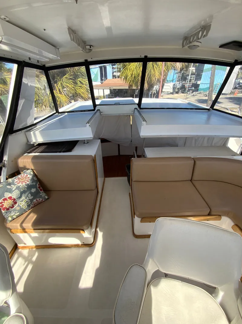 Slide: The Image of Interior of a 1987 President 41 Double Cabin yacht. - 27