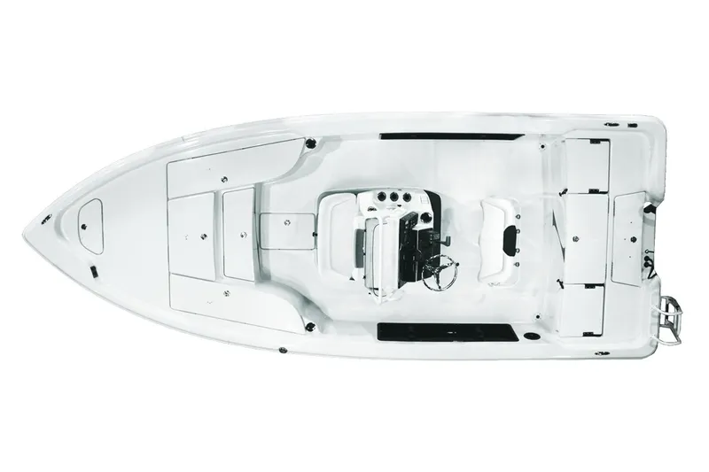 Slide: The Image of Manufacturer Provided Image: 2026 Blazer PureBay 2200 boat, top view, showcasing sleek design and spacious layout. - 44