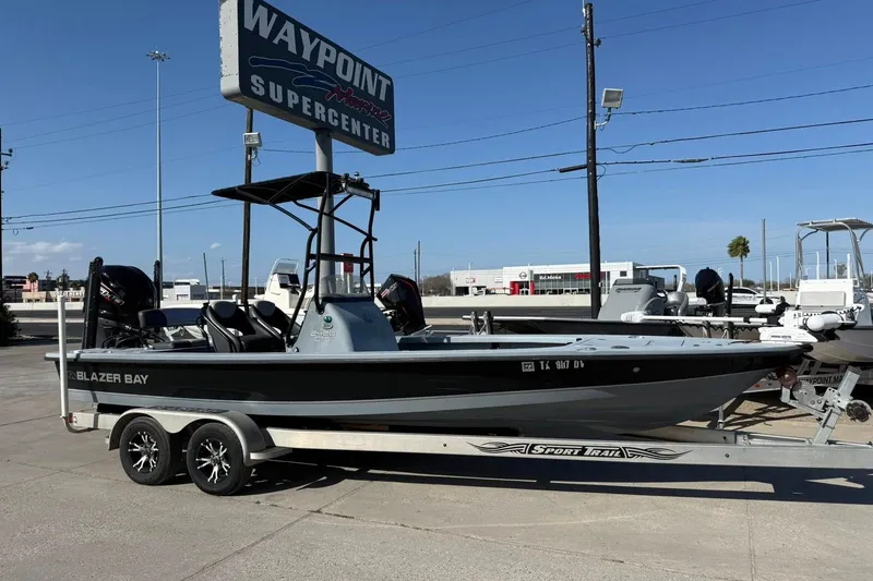 The Image of 2018 Blazer Bay 2420 GTS boat on trailer at Waypoint Marine Supercenter. - 0