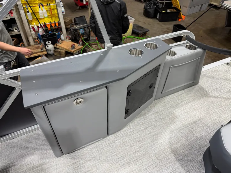 Slide: The Image of Tahoe LTZ CRB 2385 Cruise Rear Bench Pontoon 2026 - 13