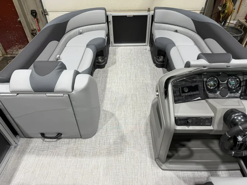 Slide: The Image of Tahoe LTZ CRB 2385 Cruise Rear Bench Pontoon 2026 - 27