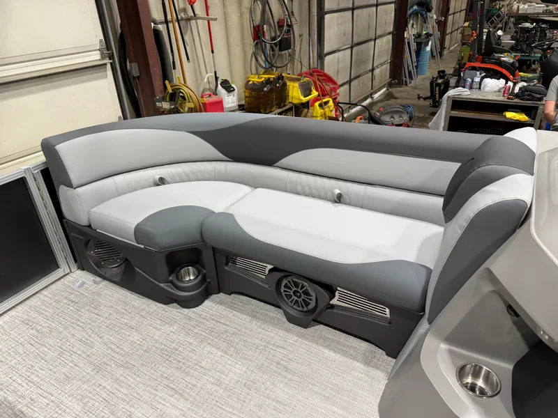 Slide: The Image of Tahoe LTZ CRB 2385 Cruise Rear Bench Pontoon 2026 - 29