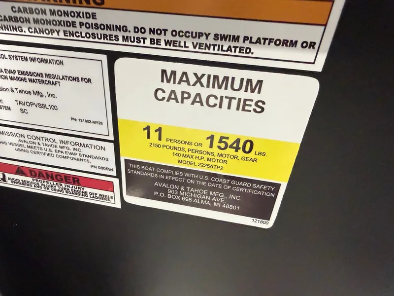 Slide: The Image of Tahoe LTZ CRB 2385 Cruise Rear Bench Pontoon 2026 - 32