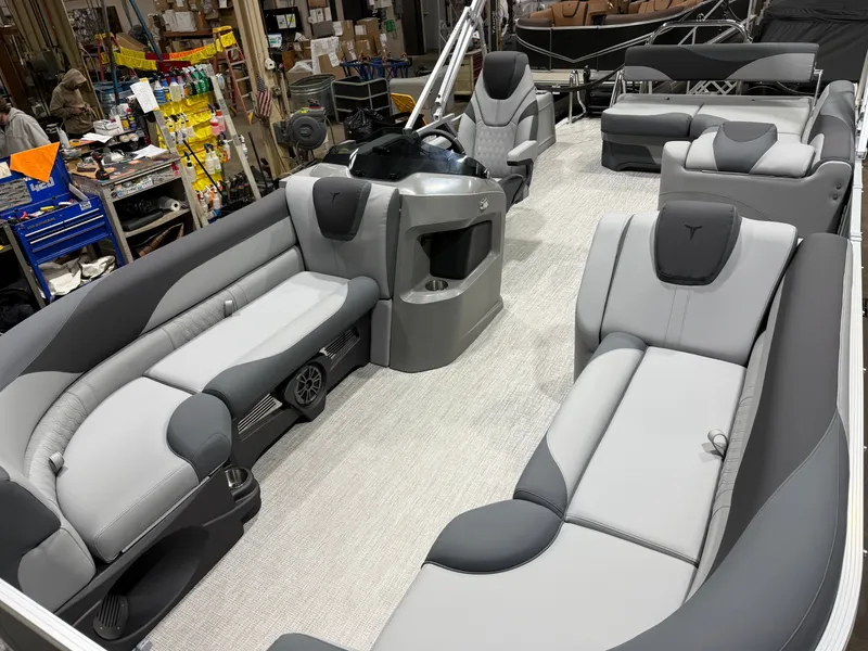 Slide: The Image of Tahoe LTZ CRB 2385 Cruise Rear Bench Pontoon 2026 - 33