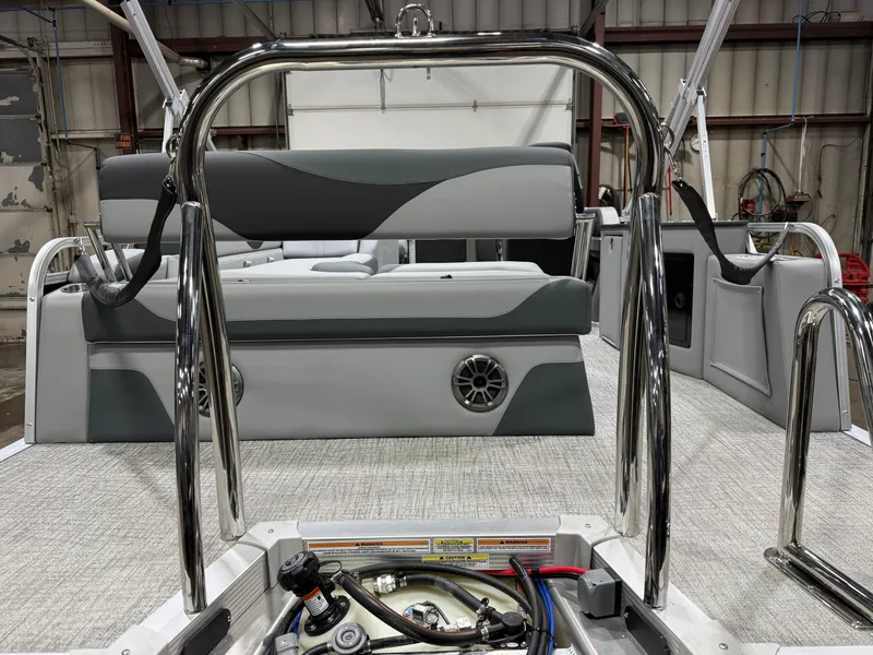 Slide: The Image of Tahoe LTZ CRB 2385 Cruise Rear Bench Pontoon 2026 - 46
